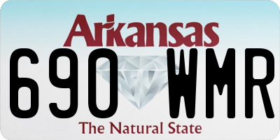 AR license plate 690WMR