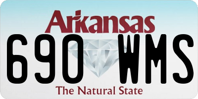 AR license plate 690WMS
