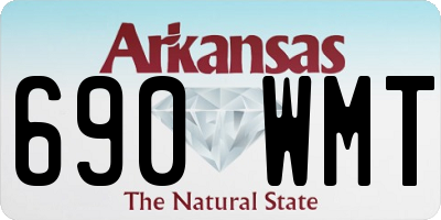 AR license plate 690WMT