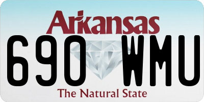 AR license plate 690WMU