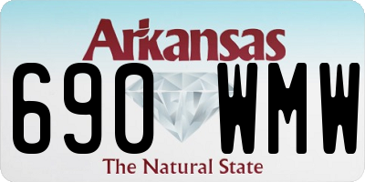 AR license plate 690WMW