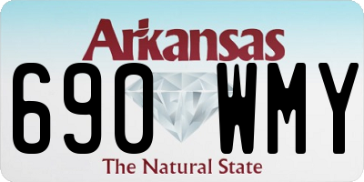 AR license plate 690WMY