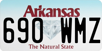 AR license plate 690WMZ