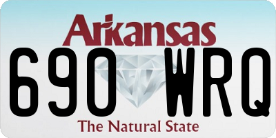 AR license plate 690WRQ