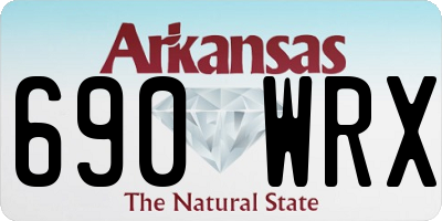 AR license plate 690WRX