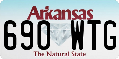 AR license plate 690WTG
