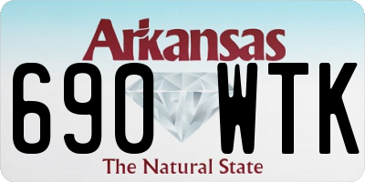 AR license plate 690WTK