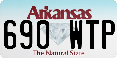 AR license plate 690WTP