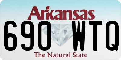 AR license plate 690WTQ