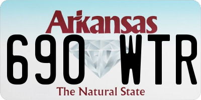 AR license plate 690WTR