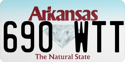 AR license plate 690WTT