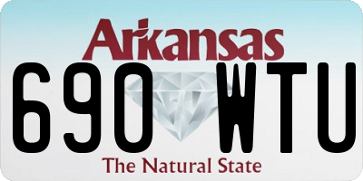 AR license plate 690WTU