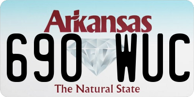 AR license plate 690WUC