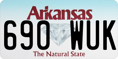 AR license plate 690WUK