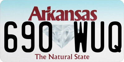 AR license plate 690WUQ