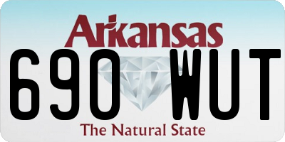 AR license plate 690WUT