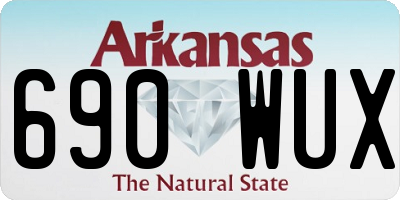 AR license plate 690WUX