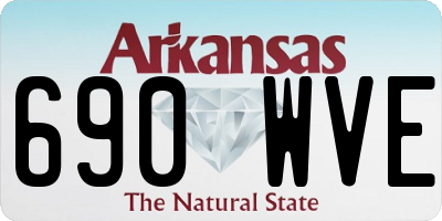 AR license plate 690WVE