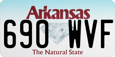 AR license plate 690WVF