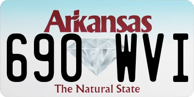AR license plate 690WVI