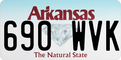 AR license plate 690WVK