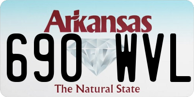 AR license plate 690WVL