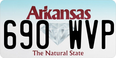 AR license plate 690WVP