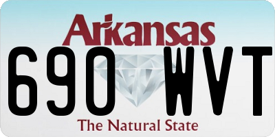 AR license plate 690WVT