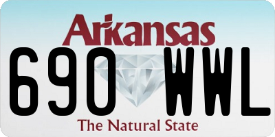 AR license plate 690WWL