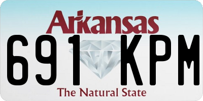 AR license plate 691KPM