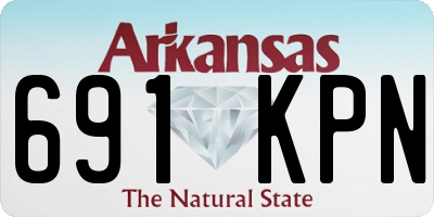 AR license plate 691KPN