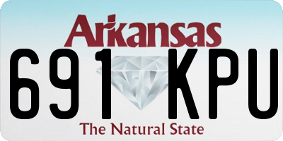 AR license plate 691KPU