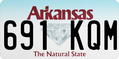 AR license plate 691KQM