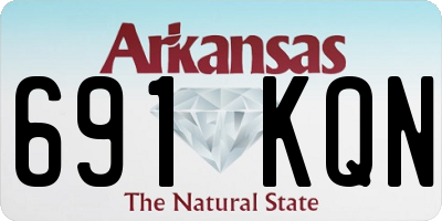 AR license plate 691KQN