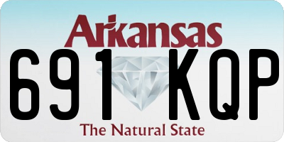 AR license plate 691KQP
