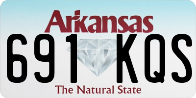 AR license plate 691KQS