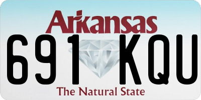 AR license plate 691KQU