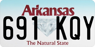 AR license plate 691KQY