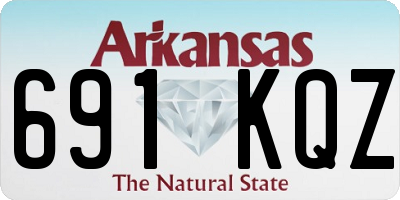AR license plate 691KQZ