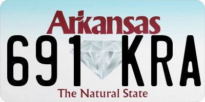 AR license plate 691KRA
