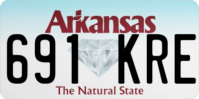 AR license plate 691KRE