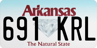 AR license plate 691KRL