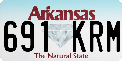 AR license plate 691KRM
