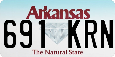 AR license plate 691KRN