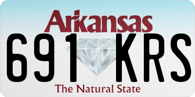 AR license plate 691KRS