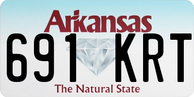 AR license plate 691KRT