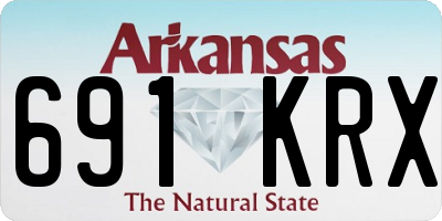 AR license plate 691KRX