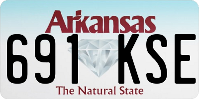 AR license plate 691KSE