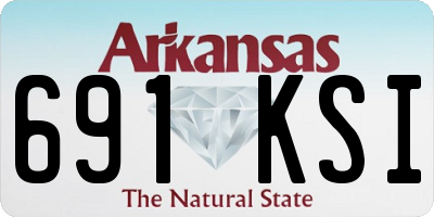 AR license plate 691KSI