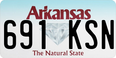 AR license plate 691KSN